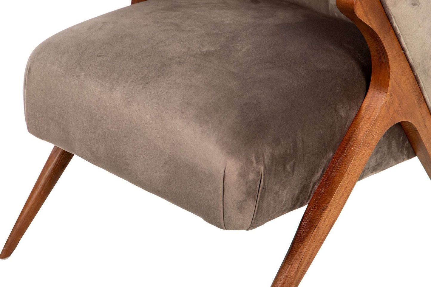 Poltrona in velluto KIRKENES